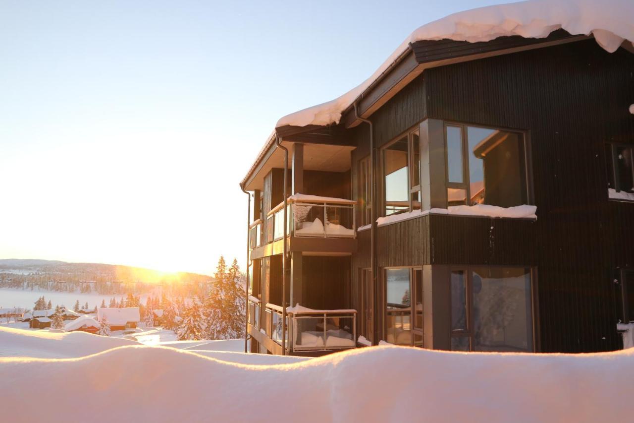 Beautiful Penthouse With Panoramic View At Sjusjoen Apartment ภายนอก รูปภาพ