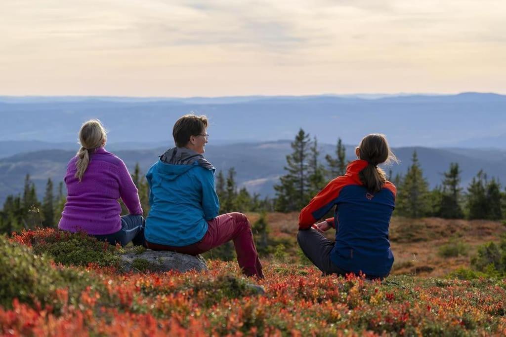 Beautiful Penthouse With Panoramic View At Sjusjoen Apartment ภายนอก รูปภาพ