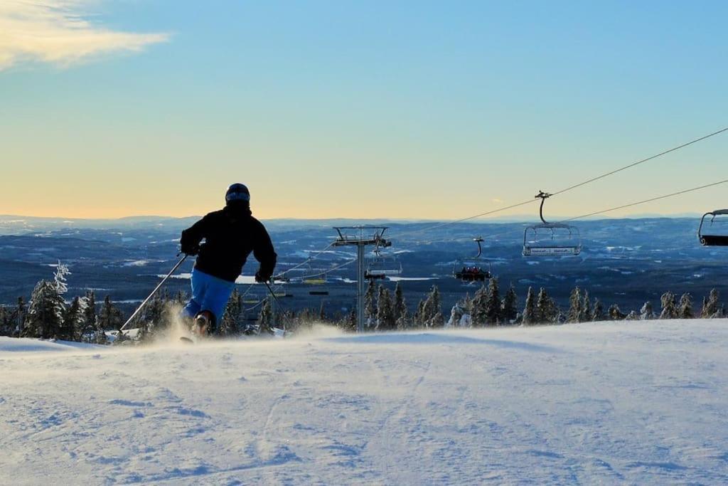 Beautiful Penthouse With Panoramic View At Sjusjoen Apartment ภายนอก รูปภาพ