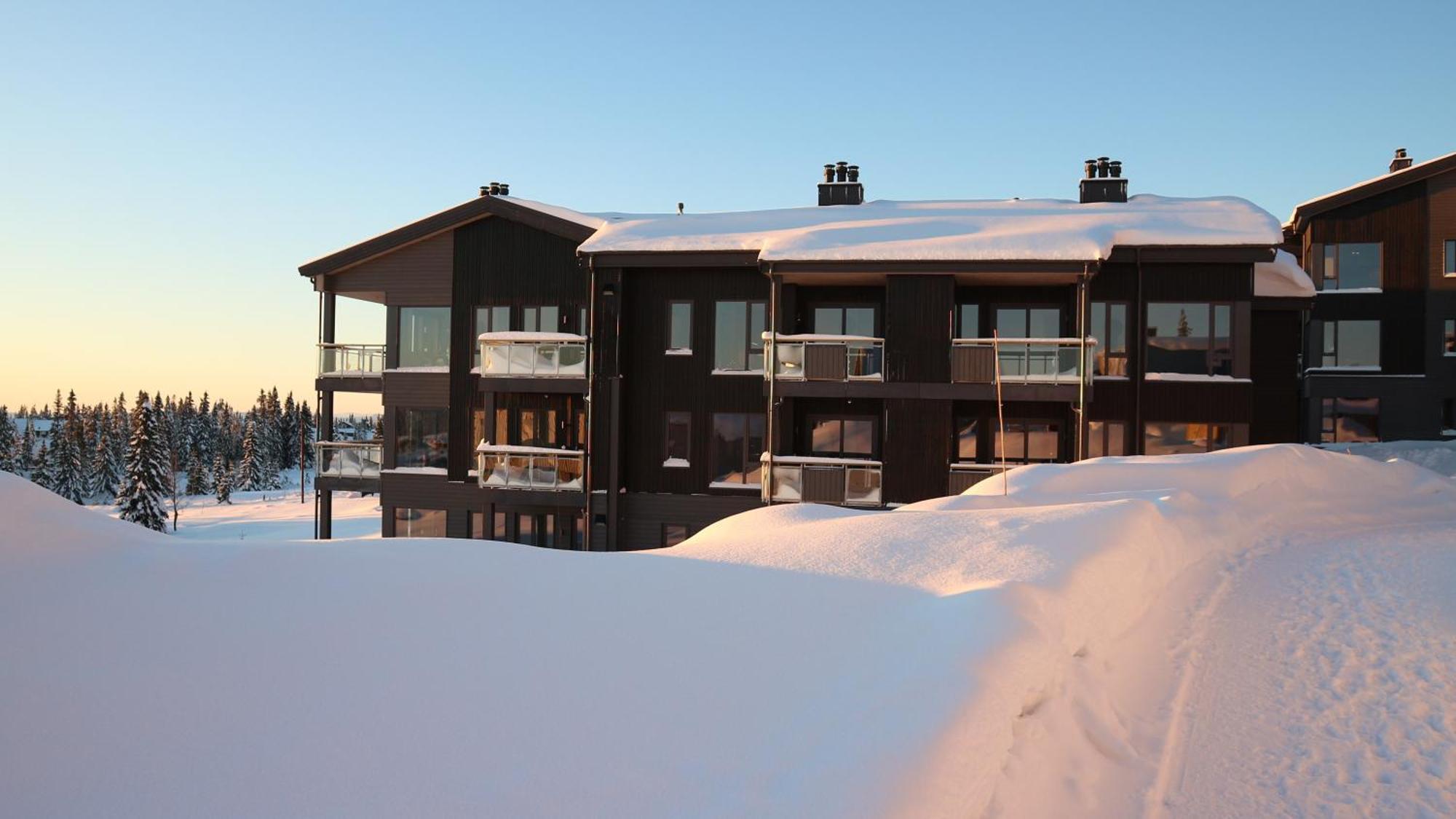 Beautiful Penthouse With Panoramic View At Sjusjoen Apartment ภายนอก รูปภาพ