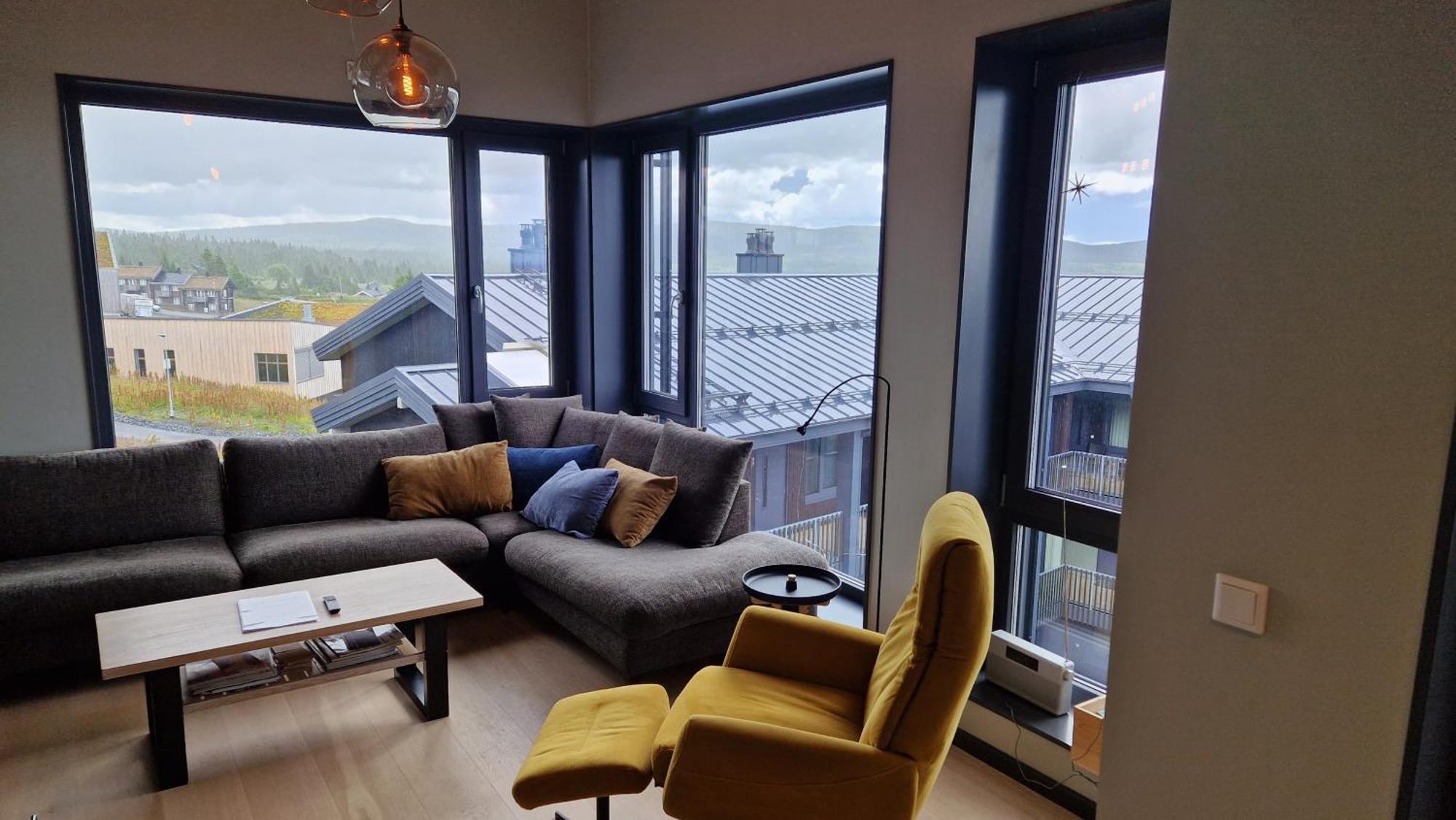 Beautiful Penthouse With Panoramic View At Sjusjoen Apartment ภายนอก รูปภาพ